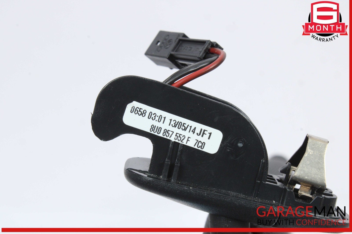 14-17 Audi SQ5 Q5 Front Right Side Sun Visor Sunvisor Black 8U0857552F OEM