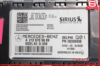 14-19 Mercedes X204 GLK350 Sirius Satellite Radio Receiver 2128705689 OEM
