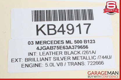 02-05 Mercedes W163 ML500 Front Left or Right Door Speaker Tweeter OEM