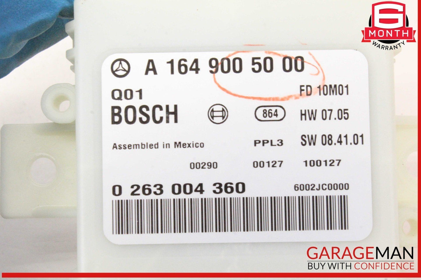 10-12 Mercedes X164 GL450 Parktronic Park Assist Control Module 1649005000 OEM