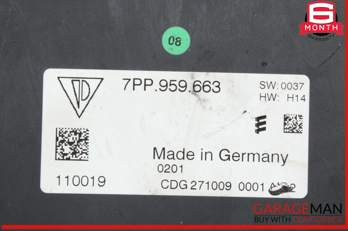 10-18 Porsche Panamera S 970 Voltage Stabiliser Converter Control Module OEM