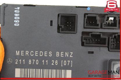 03-09 Mercedes W211 E550 E350 Front Left Side Door Control Module Unit OEM