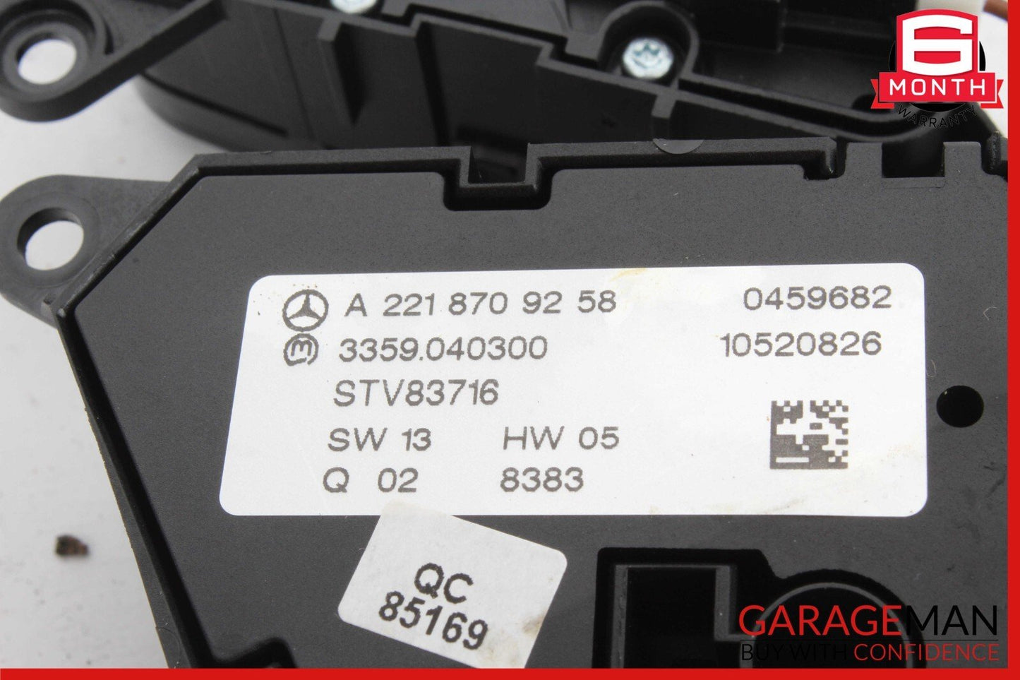 07-14 Mercedes W221 S550 CL600 Front Left Driver Seat Control Memory Switch OEM