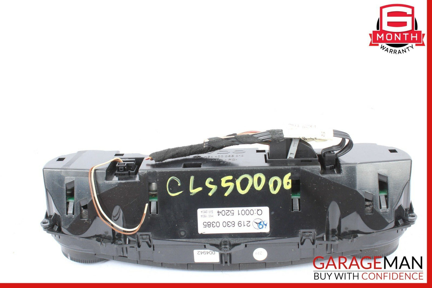 06-11 Mercedes W219 CLS500 CLS550 A/C Heater Temperature Climate Control Module