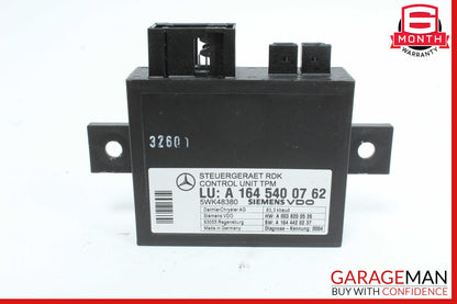 06-13 Mercedes X164 GL450 R350 TPMS Tire Pressure Control 1645404701 OEM