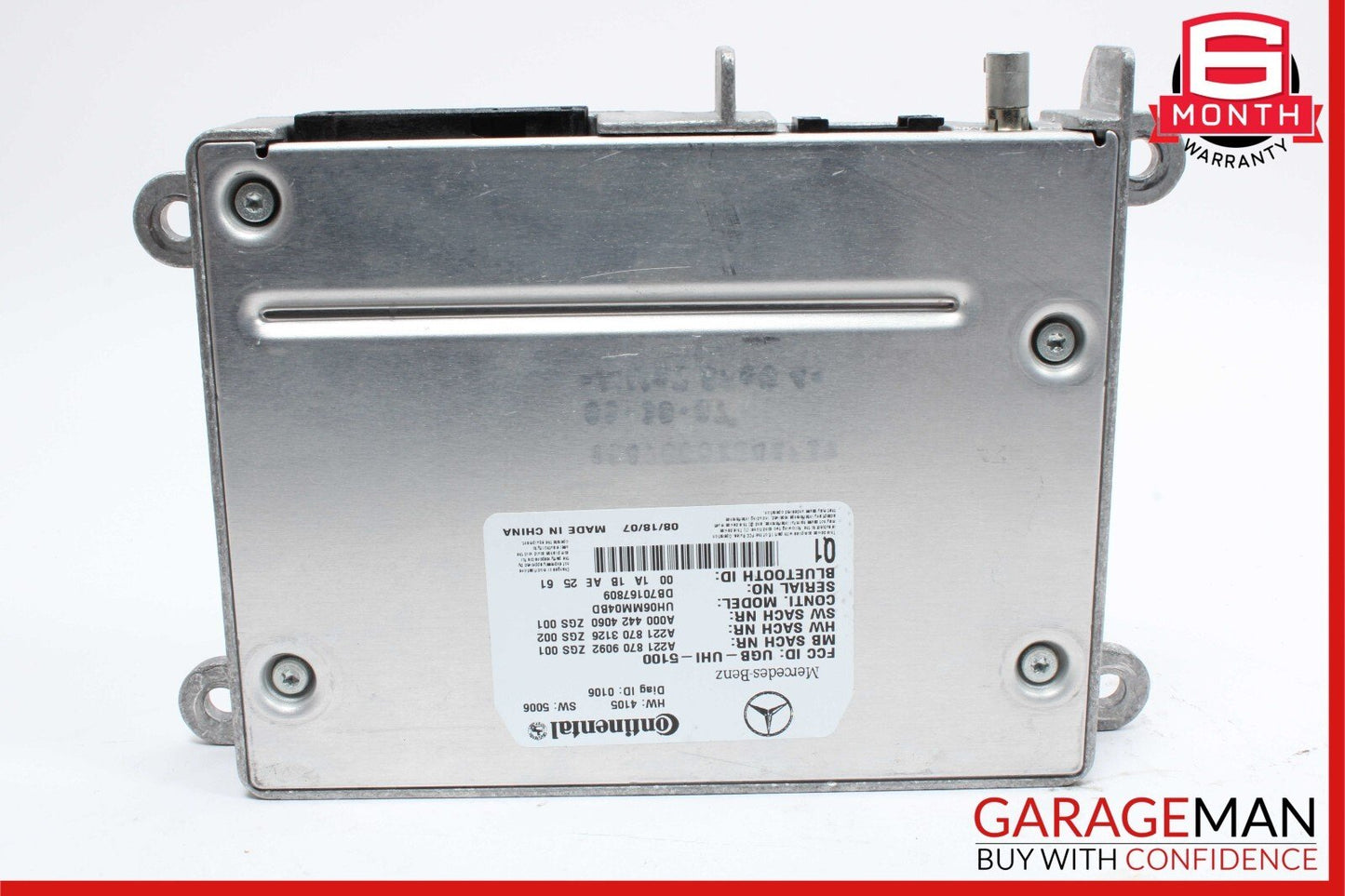 07-10 Mercedes W221 S550 CL550 CL600 Bluetooth Communication Control Module OEM