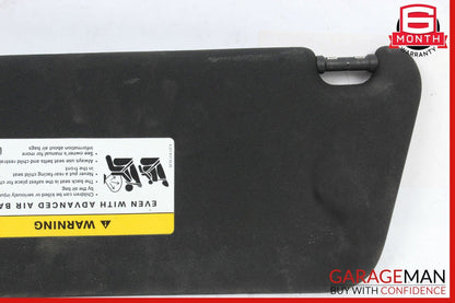 08-14 Mercedes W204 C250 C300 Front Right Side Sun Visor Sunvisor Shade Black