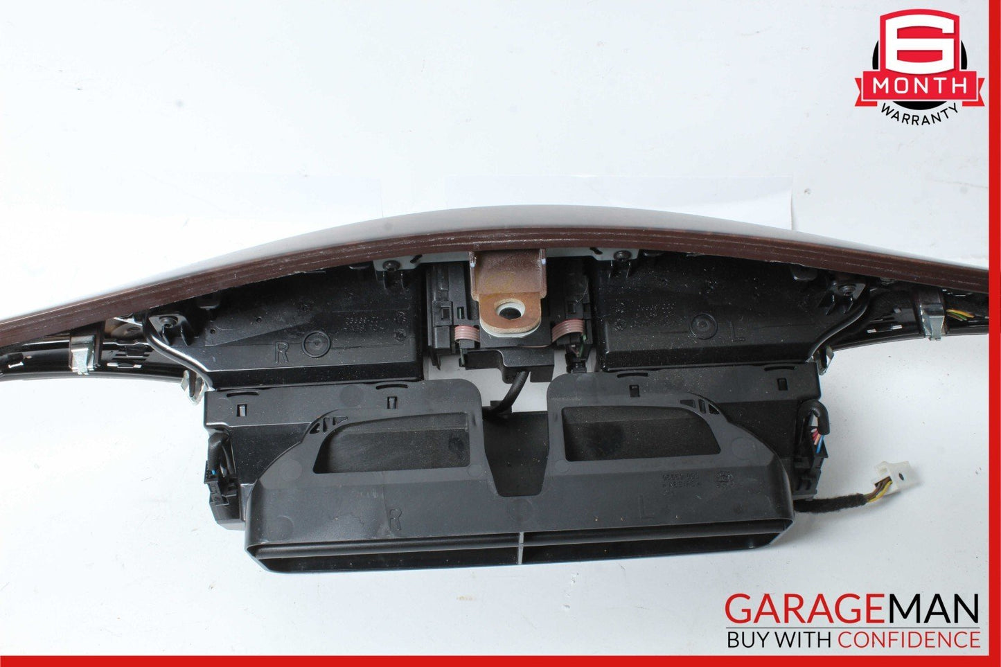 07-14 Mercedes S550 CL600 Center Dash Heater Control Switch Panel Assembly Wood