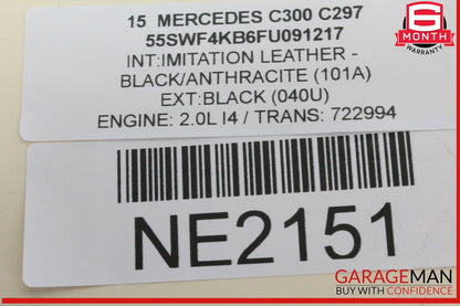 16-23 Mercedes W205 C300 Transmission Oil Cooler 0995001900 OEM
