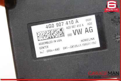 12-18 Audi A8 A4 A6 A7 Garage Door Homelink Control Module Unit 4G0907410A OEM