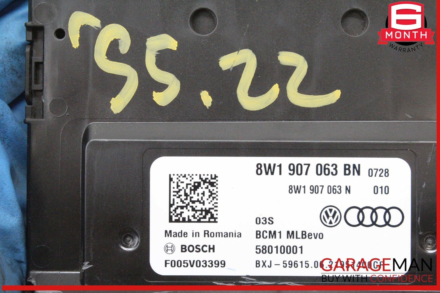 18-24 Audi S5 A5 BCM Body Comfort Control Module Unit 8W1907063BN OEM