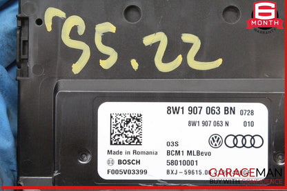 18-24 Audi S5 A5 BCM Body Comfort Control Module Unit 8W1907063BN OEM