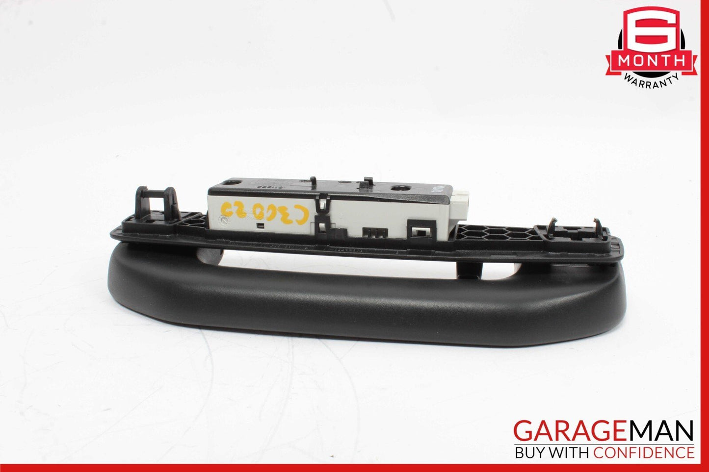 15-20 Mercedes W205 C300 Rear Left Side Roof Grab Handle w/ Lamp Black