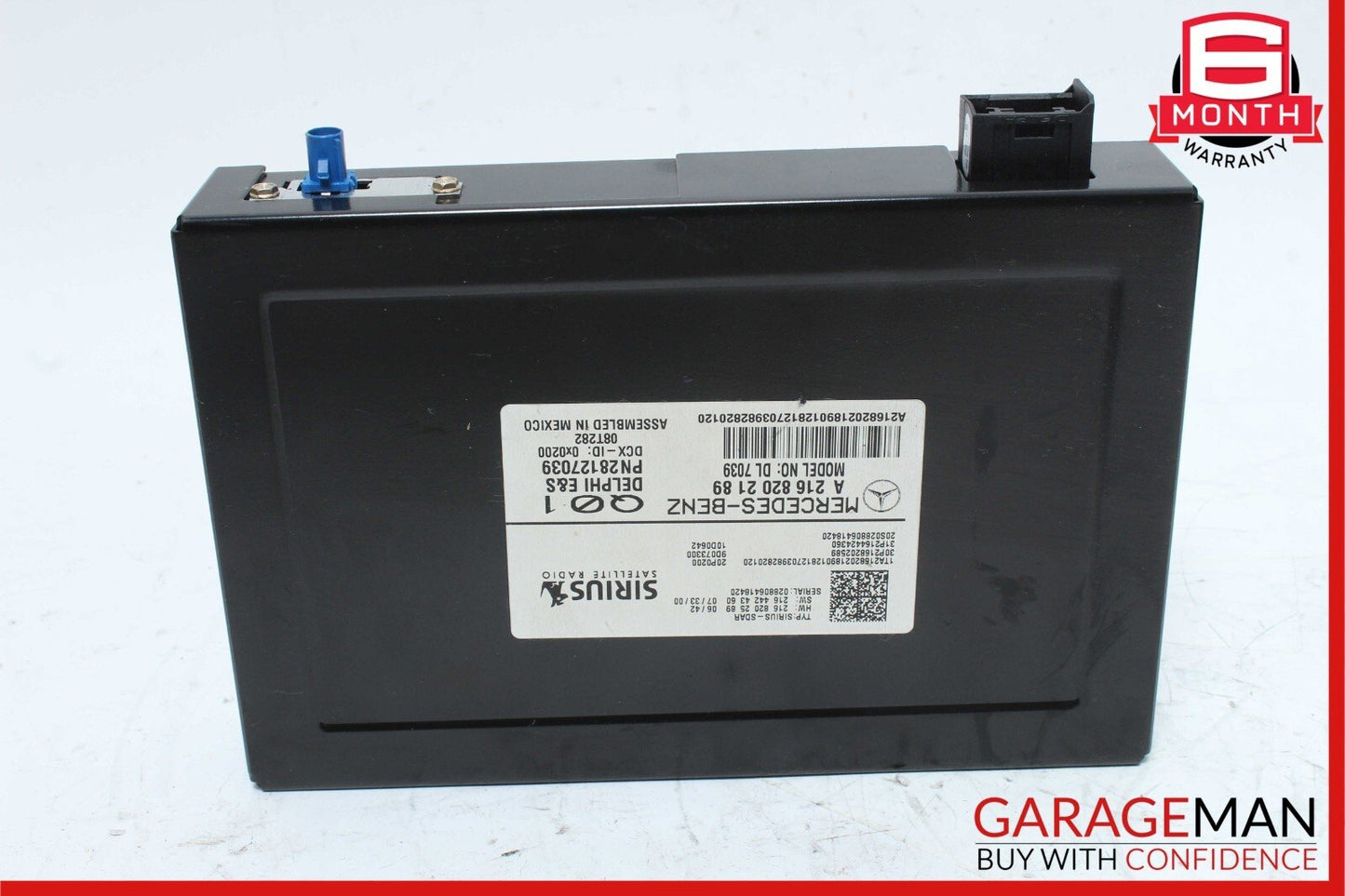 07-14 Mercedes W204 C300 GLK350 Sirius Satellite Radio Receiver Module Unit OEM
