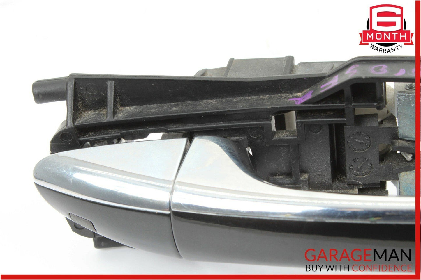 03-09 Mercedes W211 E500 Front Right Side Exterior Door Handle Melanite Black