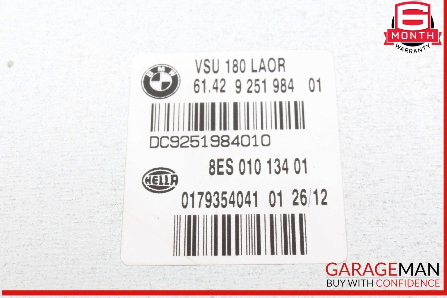 12-18 BMW 640i 650i Voltage Converter Control Module Unit 9251984 OEM