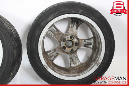 08-14 BMW X5 X6 Staggered 20" R20 10x11 Wheel Tire Rim Set of 4 Pc OEM