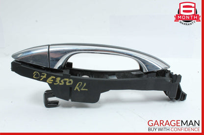 03-09 Mercedes W211 E350 E550 Rear Left Exterior Door Handle Obsidian Black