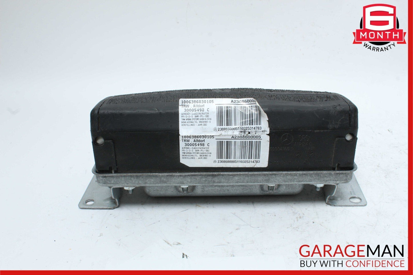 03-12 Mercedes R230 SL500 SL550 Front Passenger Side Dash Airbag Air Bag OEM