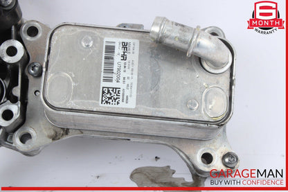 13-15 Mercedes X204 GLK250 Oil Filter Housing Assembly w/ Radiator Bracket OEM
