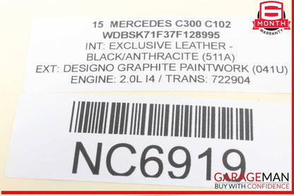 15-20 Mercedes W205 C300 GLC43 AMG Left Side Dash Air A/C Vent 2058301154 OEM