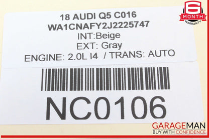 18-25 Audi Q5 Fuel Gas Pump Fuse Driver Control Module Unit 80A906093 OEM