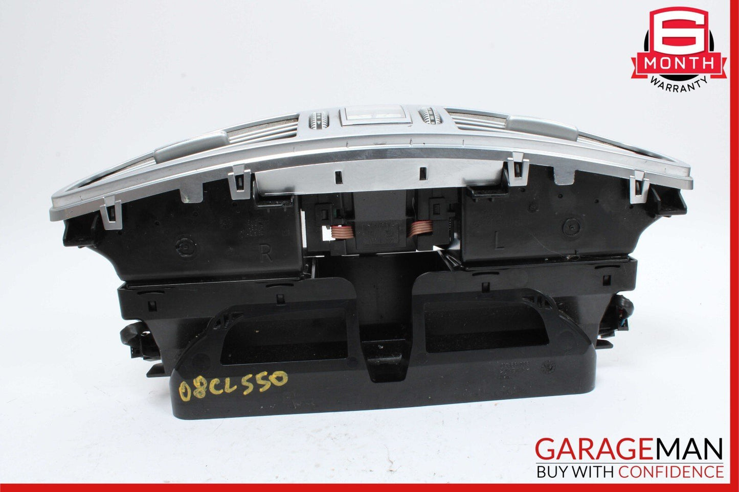 07-14 Mercedes W216 CL550 CL600 Dashboard Center A/C AC Air Vent w/ Clock OEM