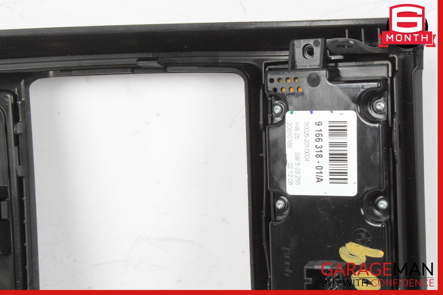 08-14 BMW X6 REAR HEATER A/C TEMPERATURE CLIMATE CONTROL PANEL OEM