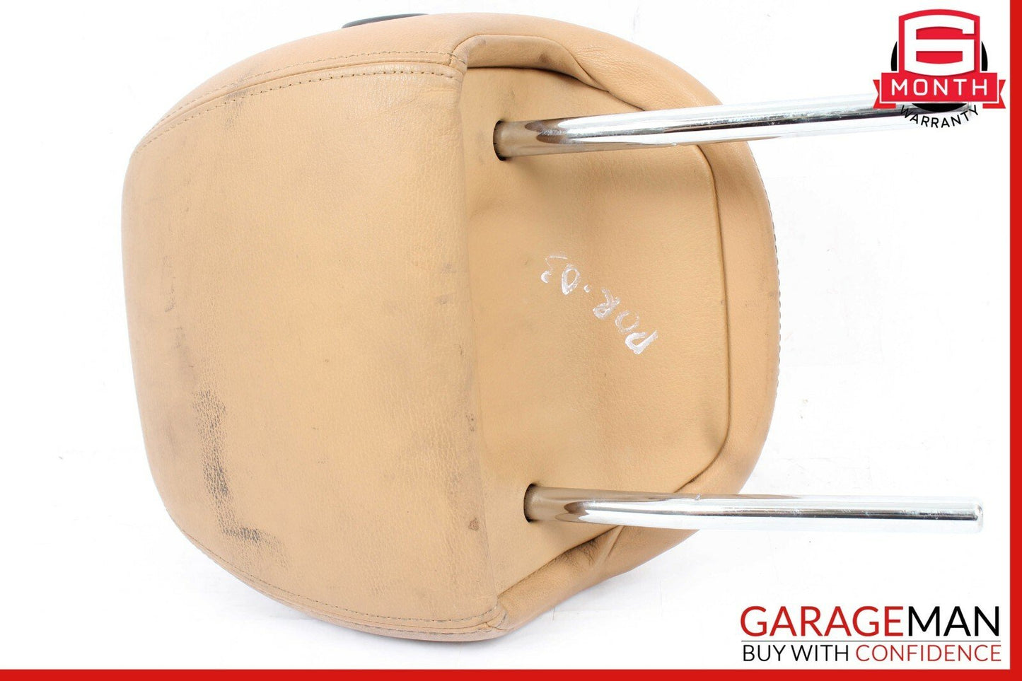 03-10 Porsche Cayenne 955 957 Rear Right Seat Headrest Head Rest Sand Beige OEM