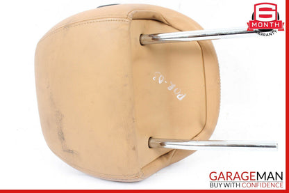 03-10 Porsche Cayenne 955 957 Rear Right Seat Headrest Head Rest Sand Beige OEM