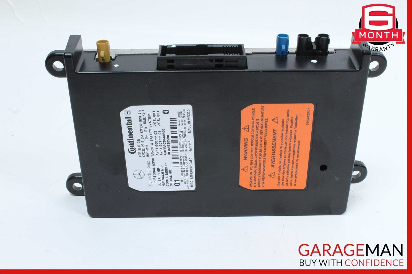 10-16 Mercedes E350 C250 C300 C350 Tele Aid Control Module Unit 2319002203 OEM