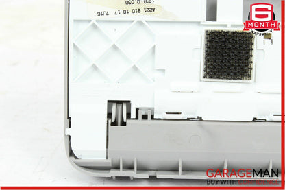 07-09 Mercedes W221 S550 Rear Right / Left Overhead Upper Vanity Mirror Gray