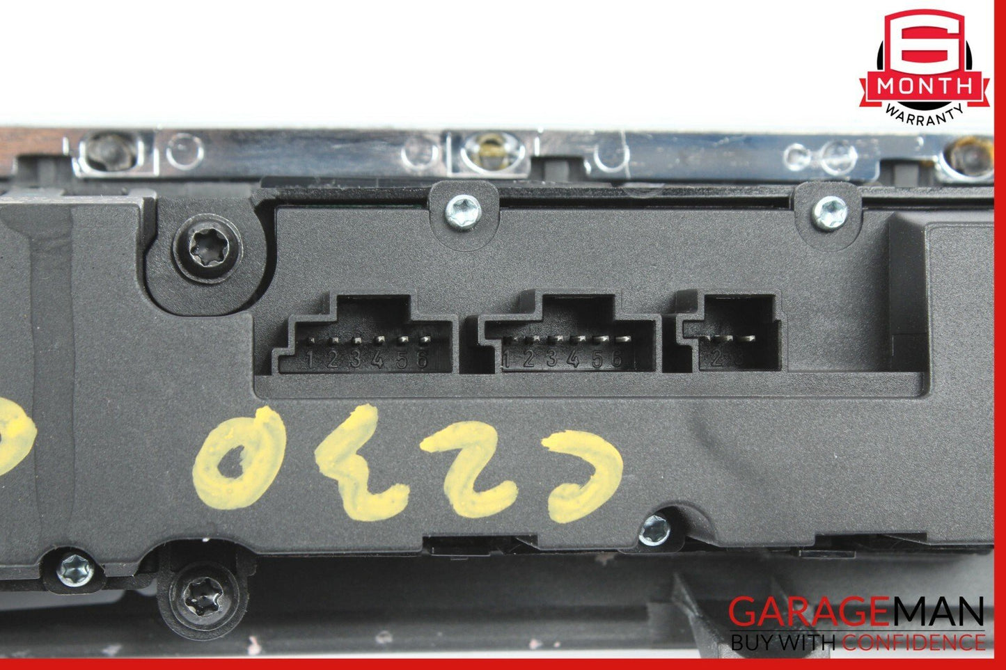 05-07 Mercedes W203 C230 Hazard Light Door Lock Switch Control Module Walnut