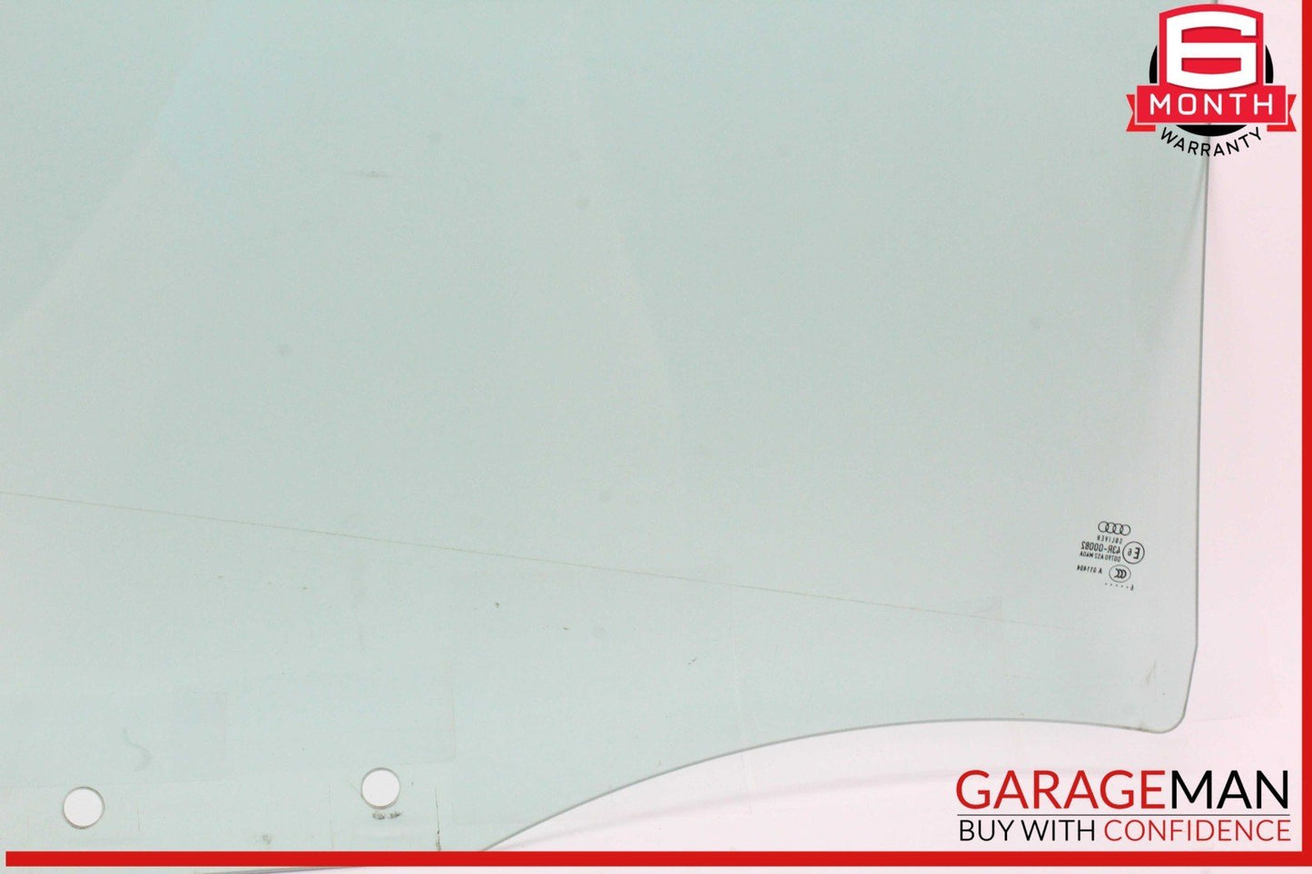 12-18 Audi A6 S6 Rear Left Driver Side Door Window Glass OEM