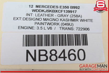 08-20 Mercedes W212 E350 CLS400 C300 Front Right Side Seat Control Module Unit