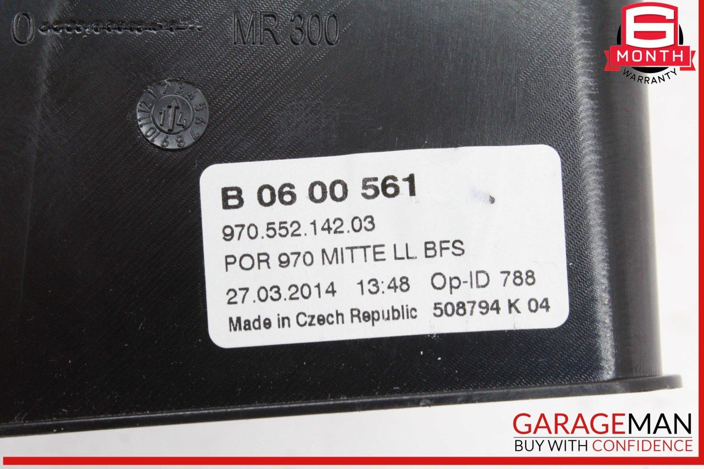 10-16 Porsche Panamera 970 E-Hybrid Front Right Inner Dash AC Air Vent Grille