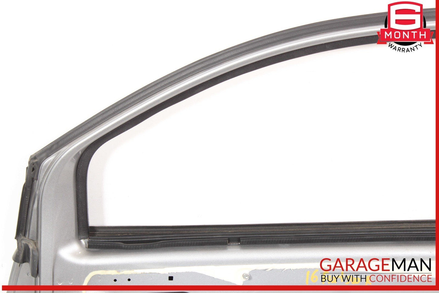 12-17 Fiat 500 Front Right Passenger Side Door Shell Panel Silver OEM