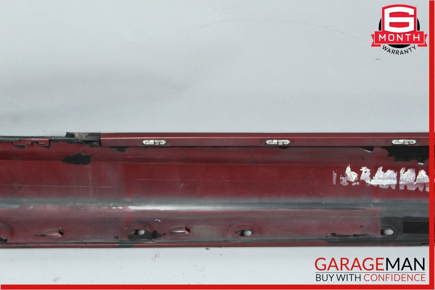02-05 Mercedes W203 C230 Coupe Left Side Rocker Skirt Molding Panel Titanite Red
