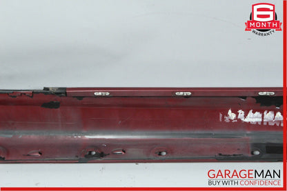 02-05 Mercedes W203 C230 Coupe Left Side Rocker Skirt Molding Panel Titanite Red