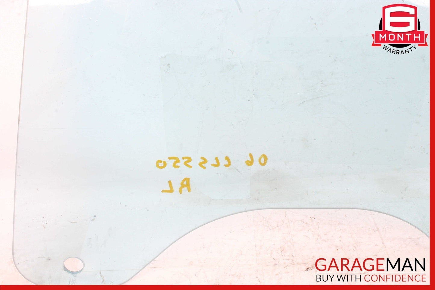 06-11 Mercedes W219 CLS550 CLS63 AMG Rear Left Side Door Window Glass Clear OEM