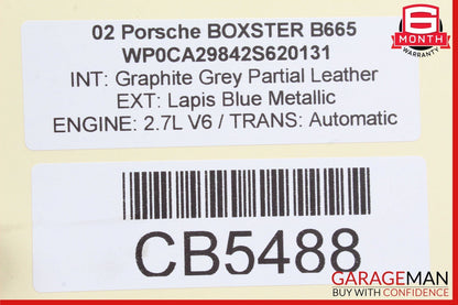 97-04 Porsche Boxster 986 Rear Right & Left Shock Absorber Strut Spring Set of 2