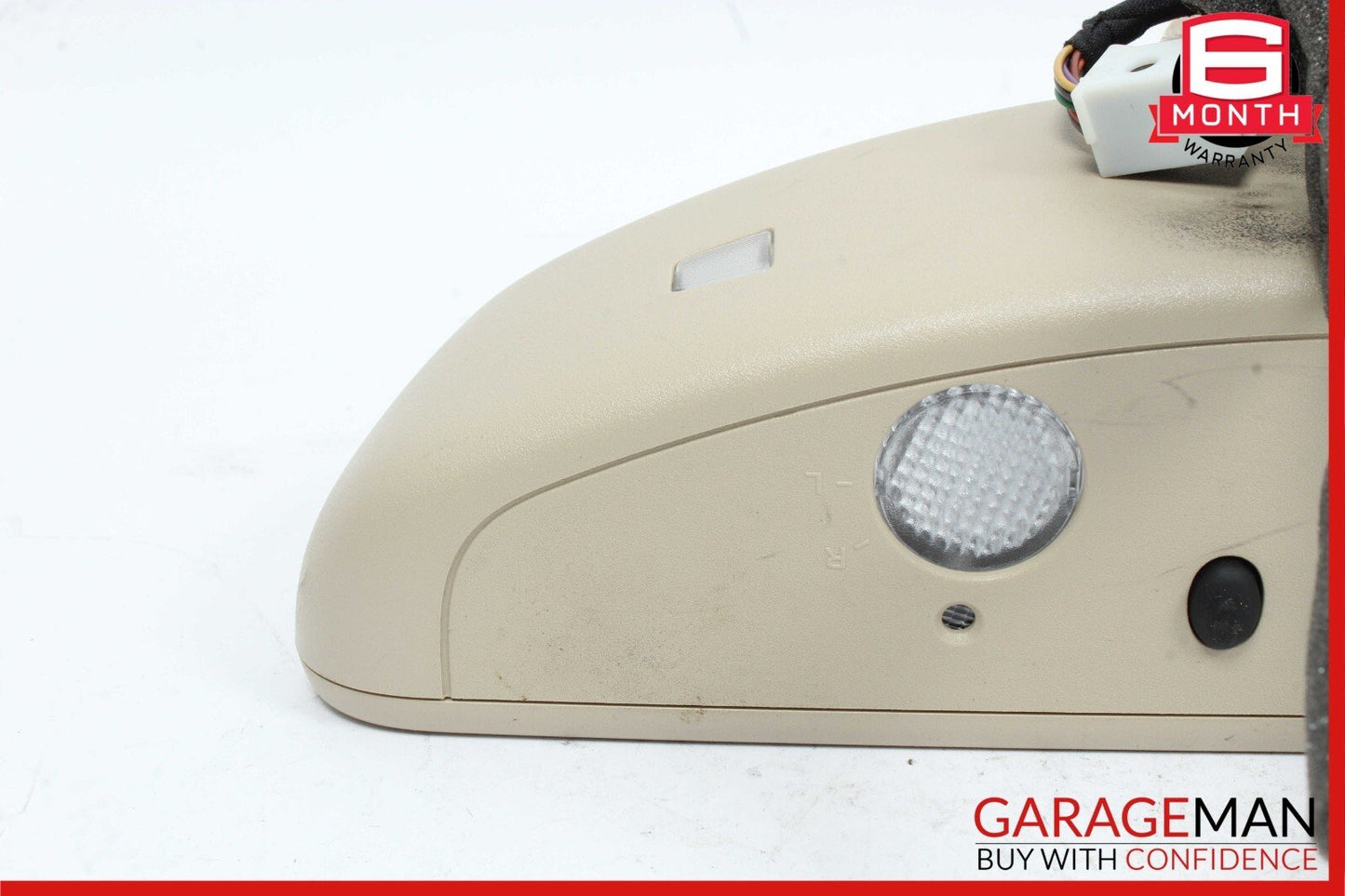 08-14 Mercedes W204 C250 C300 C63 AMG Top Upper Rear View Mirror Assembly Beige