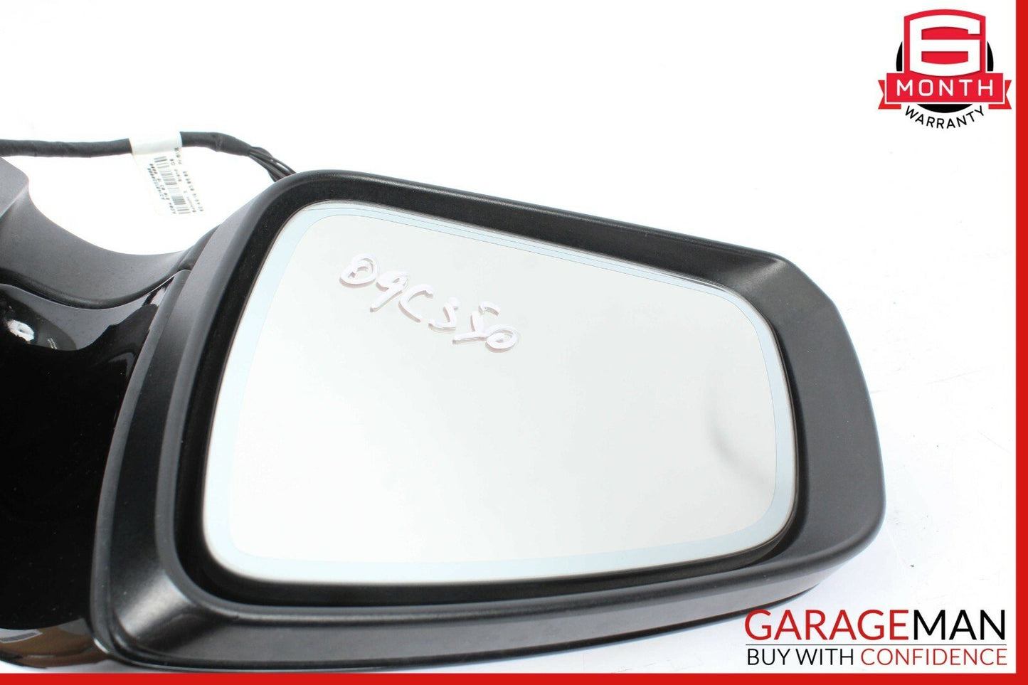 08-09 Mercedes W204 C350 C63 AMG Front Left Side Mirror Rear View Door Black