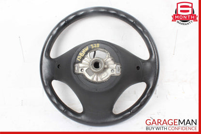12-18 BMW 320i 328i Steering Wheel Leather Black OEM