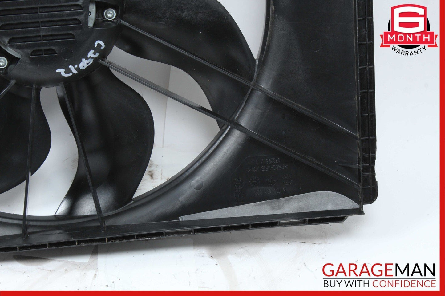 08-18 Mercedes C300 C250 E350 Engine Radiator Cooling Fan Shroud Motor Assembly