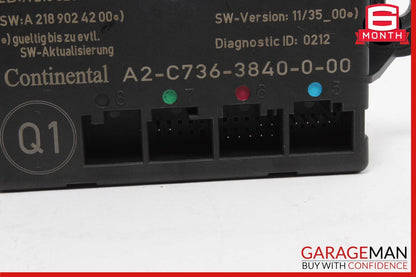 08-18 Mercedes W212 E350 C300 CLS550 Rear Right Side Door Control Module OEM