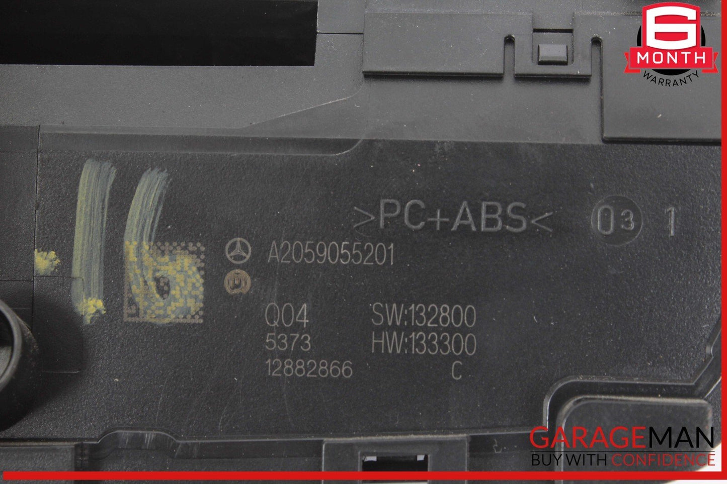 15-19 Mercedes W205 C300 C400 Media Center Dashboard Hazard Control Switch OEM