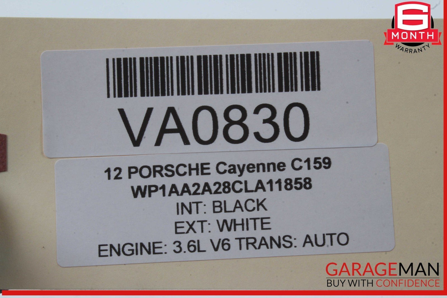 11-18 Porsche Cayenne 958 Front Left Side Door Window Regulator Motor Unit OEM