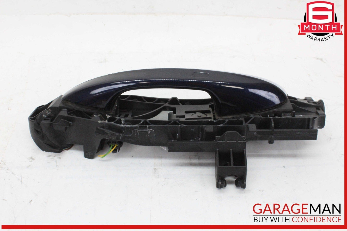 15-20 Mercedes W205 C300 Rear Left Driver Side Exterior Door Handle Blue OEM