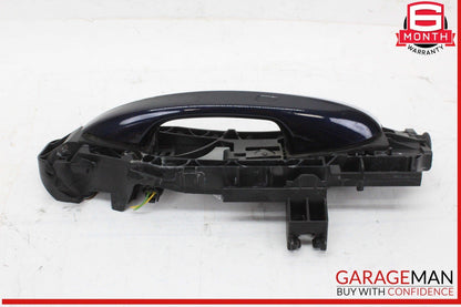 15-20 Mercedes W205 C300 Rear Left Driver Side Exterior Door Handle Blue OEM